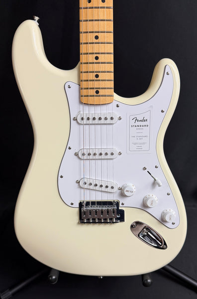 Fender Standard Stratocaster (2025) Electric Guitar Olympic White Finish (000)