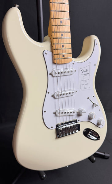 Fender Standard Stratocaster (2025) Electric Guitar Olympic White Finish (000)