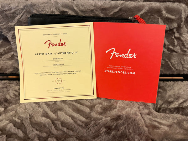 Fender American Ultra II Stratocaster Electric Guitar Solar Flare Finish w/ OHSC