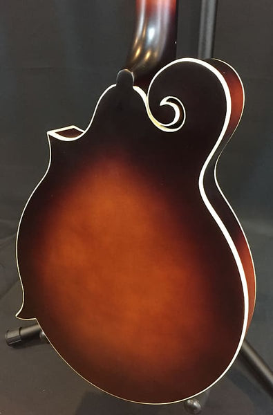 Loar LM-310F F-Style Mandolin Hand-Carved "Honey Creek" Vintage Brown Burst