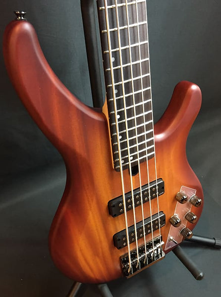 Yamaha TRBX505BRB 5-String Electric Bass Guitar Brick Red Burst