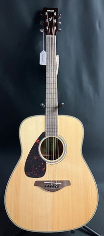 Yamaha FG820L Left-Handed Solid Sitka Spruce Top Natural Folk Acoustic Guitar