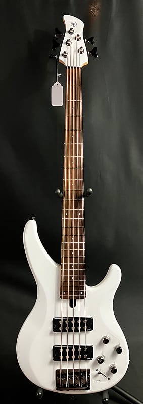 Yamaha TRBX305WH 5 String Electric Bass Guitar Gloss White Finish