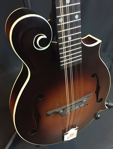 Loar LM-310F F-Style Mandolin Hand-Carved "Honey Creek" Vintage Brown Burst