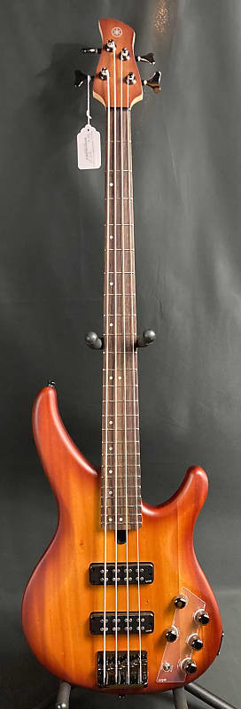 Yamaha TRBX504BRB 4-String Electric Bass Guitar Brick Burst