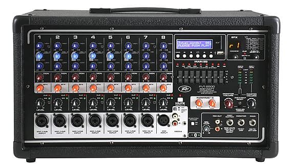 Peavey PVi8500 8-Channel 400W Powered Mixer