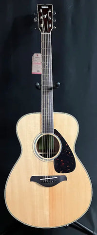 Yamaha FS830 Solid Top Concert Acoustic Guitar Gloss Natural Finish