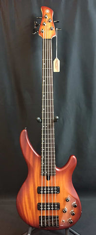 Yamaha TRBX505BRB 5-String Electric Bass Guitar Brick Red Burst