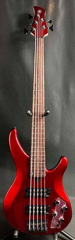 Yamaha TRBX305CAR 5-String Bass Guitar Gloss Candy Apple Red Finish