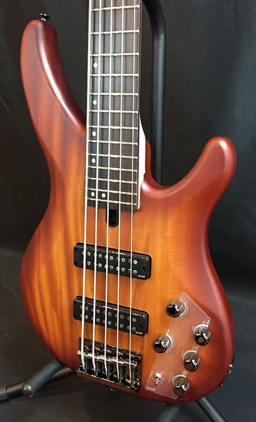 Yamaha TRBX505BRB 5-String Electric Bass Guitar Brick Red Burst