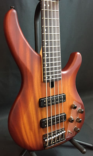 Yamaha TRBX505BRB 5-String Electric Bass Guitar Brick Red Burst