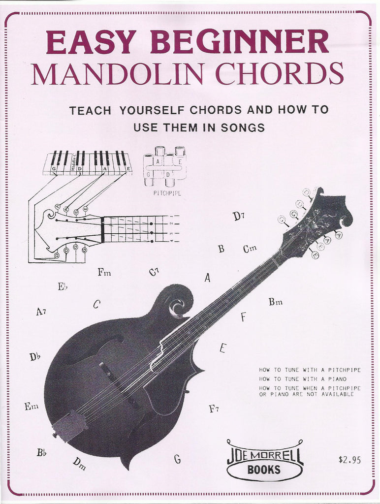 Easy Beginner Mandolin Chords: Teach Yourself Chords and How to Use Them in Songs
