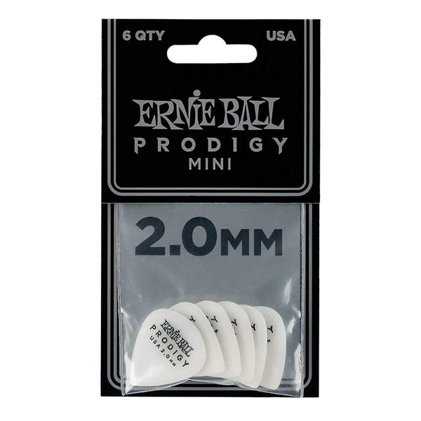 Ernie Ball 9203 Prodigy 2.0mm Mini Guitar Picks White