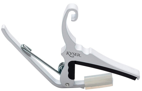 Kyser KG6W Quick-Change 6 String Guitar Capo - White