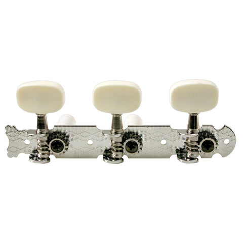 Golden Gate F-2100 Classical Guitar Tuners - 2 Planks (3+3) - Chrome