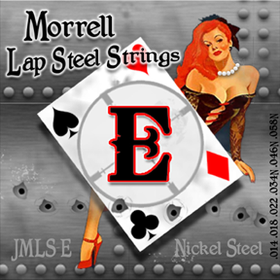 Morrell JMLS-E Premium 6-String Lap Steel Guitar Strings for E-Tuning 14-58
