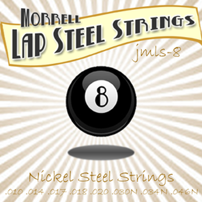 Morrell JMLS-8 Premium 8-String Lap Steel Guitar Strings Nickel Steel 10-46