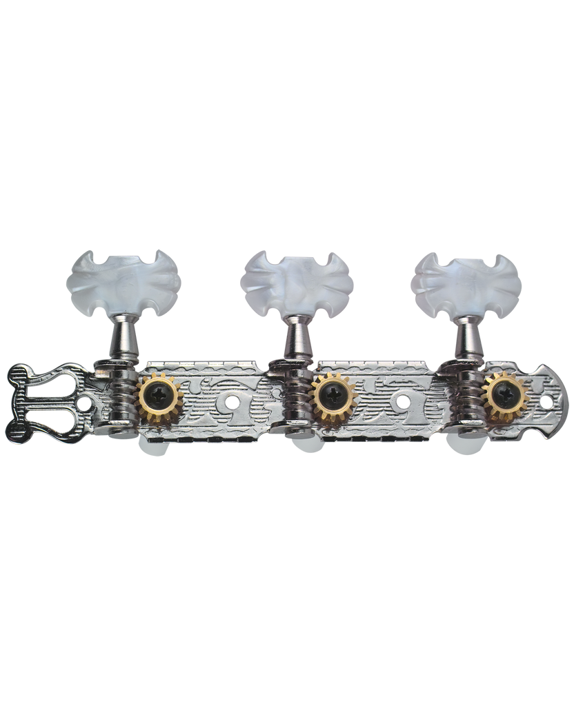 Golden Gate F-2101 Classical Guitar Tuners 2 Planks (3+3) Chrome