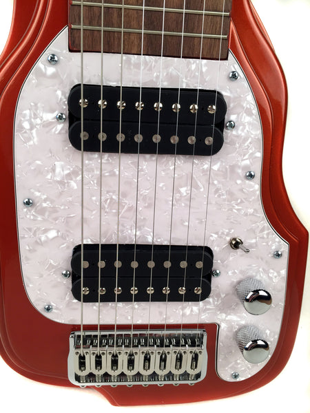 Joe Morrell Custom Series 8 String Lap Steel Guitar Metallic Rust