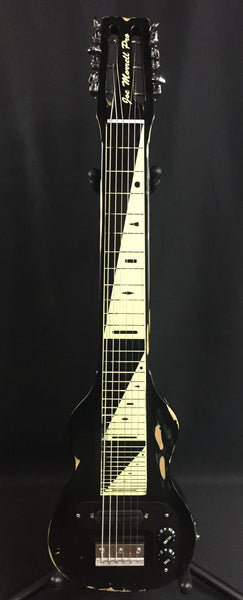 Morrell PRO Series Lap Steel Guitar 6-String Maple Body Vintage Black Relic