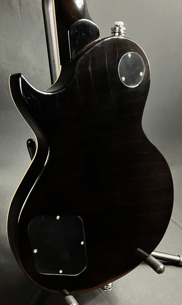 Vintage V100BLB Reissued Series Electric Guitar Flamed Black Burst w/ Bigsby