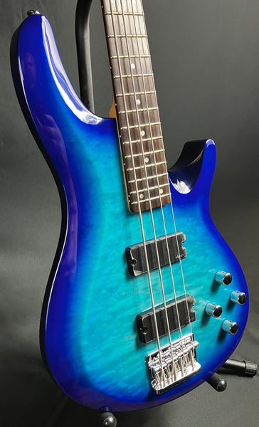 Schecter C-4 Plus 4-String Bass Guitar Quilted Ocean Blue Burst