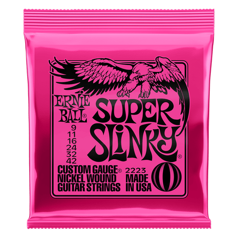 Ernie Ball 2223 Super Slinky Nickel Electric guitar Strings 9-42