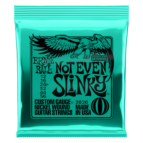 Ernie Ball 2626 Not Even Slinky Nickel Electric Guitar Strings 12-56