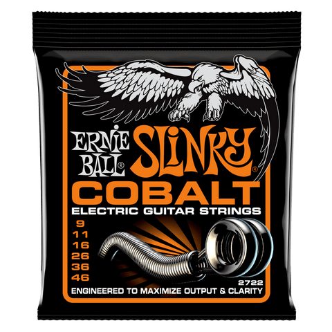 Ernie Ball 2722 Cobalt Hybrid Slinky Electric Guitar Strings 9-46