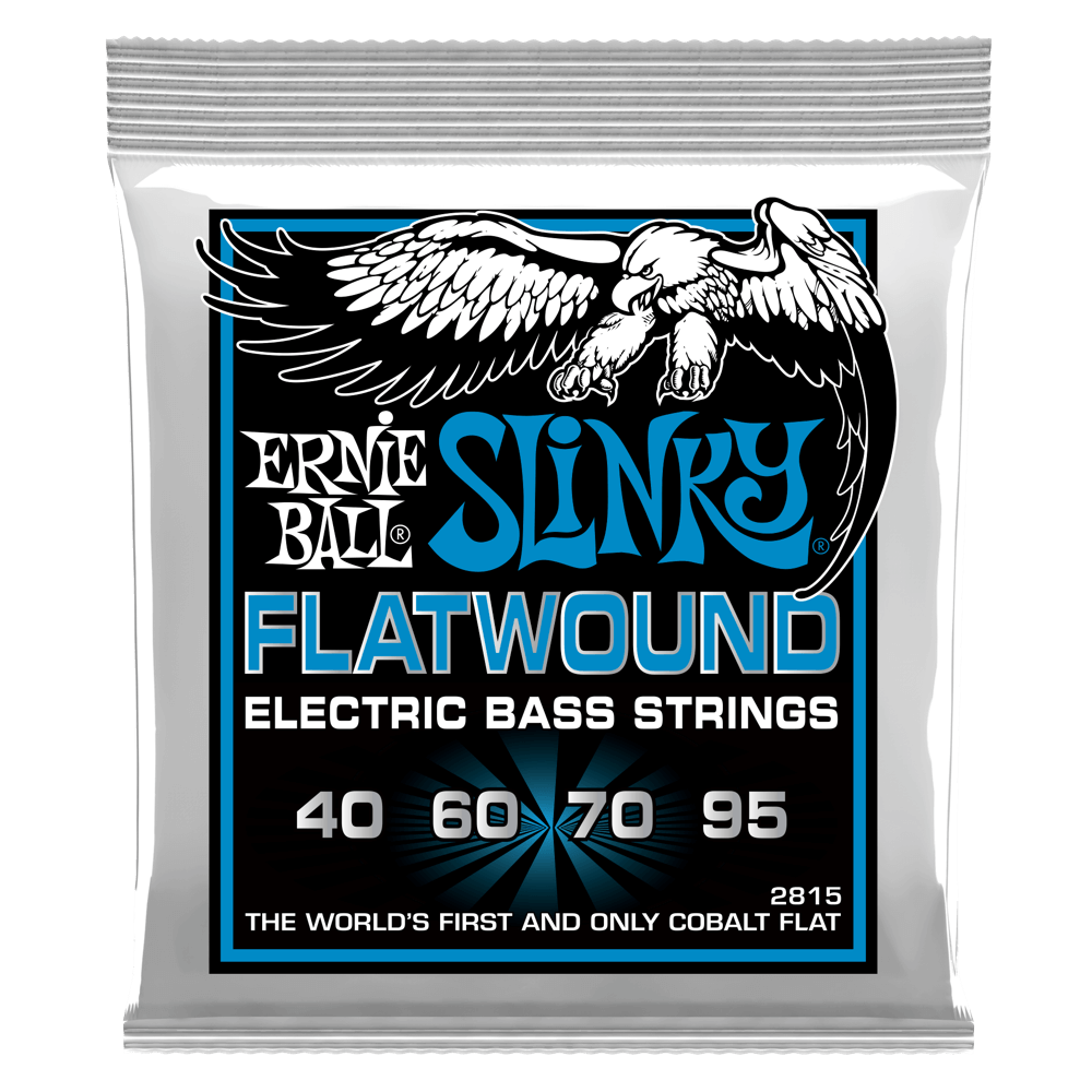 Ernie Ball 2815 Extra Slinky Flatwound Electric Bass Strings 40-95