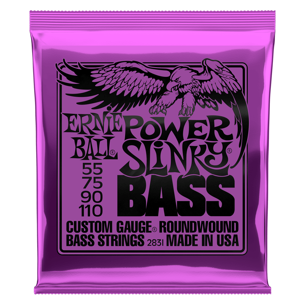 Ernie Ball 2831 Power Slinky Electric Bass Guitar Strings 55-110