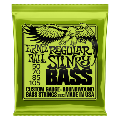 Ernie Ball 2832 Regular Slinky Electric Bass Guitar Strings 50-105