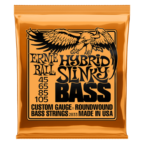 Ernie Ball 2833 Hybrid Slinky Electric Bass Guitar Strings 45-105