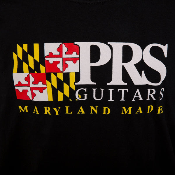 Paul Reed Smith PRS Maryland Flag Long Sleeve T-Shirt Black