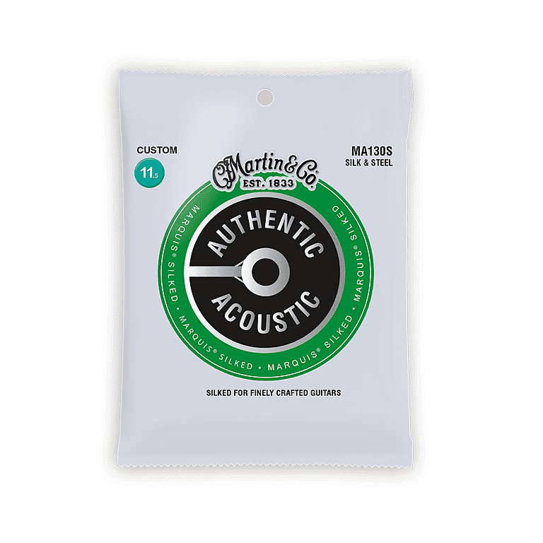 Martin silk and steel online acoustic guitar strings
