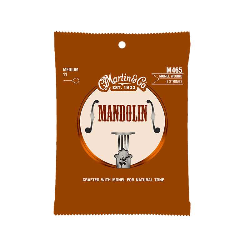 Martin M465 Monel Wound Mandolin Strings - Medium