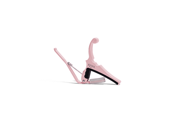 Kyser X Fender Quick Change Electric Guitar Capo Shell Pink