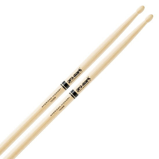 Promark 5BW Hickory Drumsticks - Wood Tip