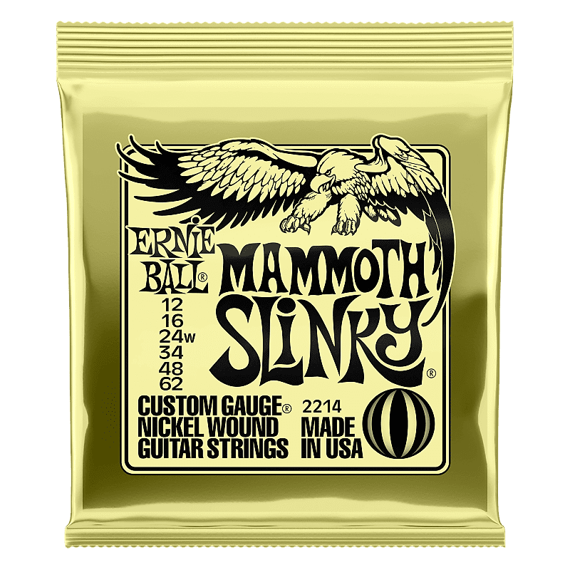 Ernie Ball 2214 Mammoth Slinky Electric Guitar Strings 12-62