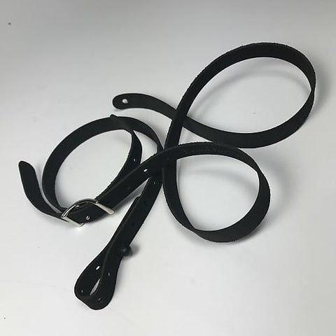 Franklin Straps M1-BK Glove Leather Mandolin Strap - Black