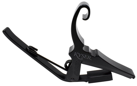 Kyser Low-Tension Quick Change 6 String Guitar Capo Matte Blackout