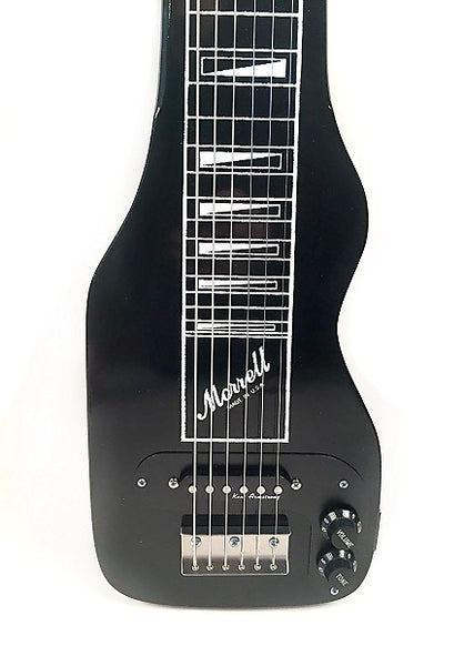 Morrell PLUS Series 6-String Lap Steel Guitar Gloss Black Finish USA