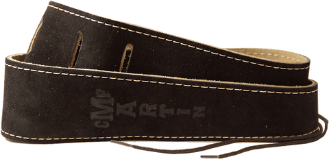 Martin A0017 2.5" Suede Guitar Strap - Brown