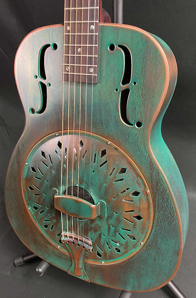 Recording King RM-997-VG Swamp Dog Metal Body Round Neck Resonator Guitar