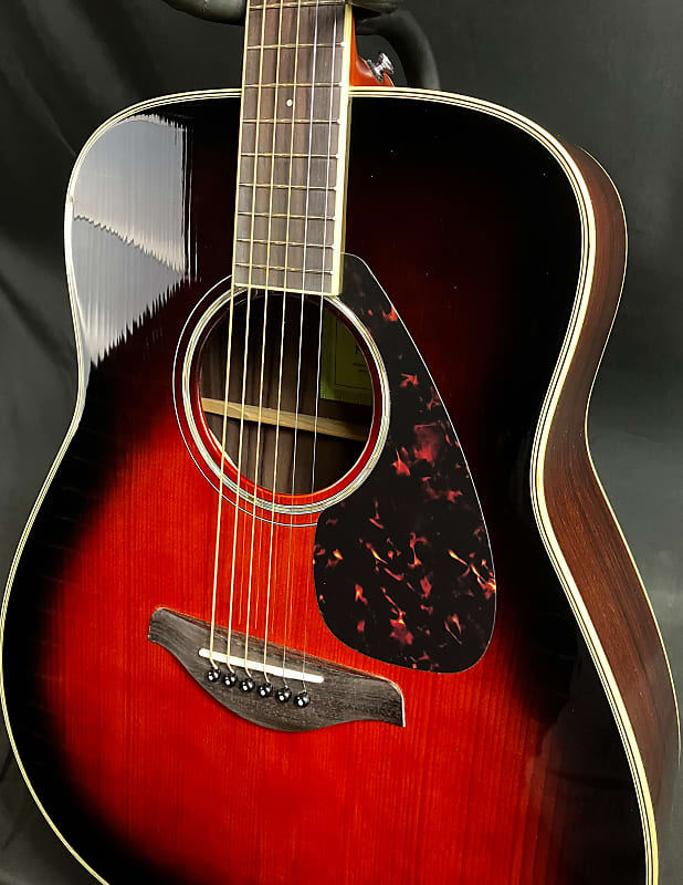 Yamaha FG830TBS Dreadnought Acoustic Guitar Tobacco Sunburst Morrell Music Company