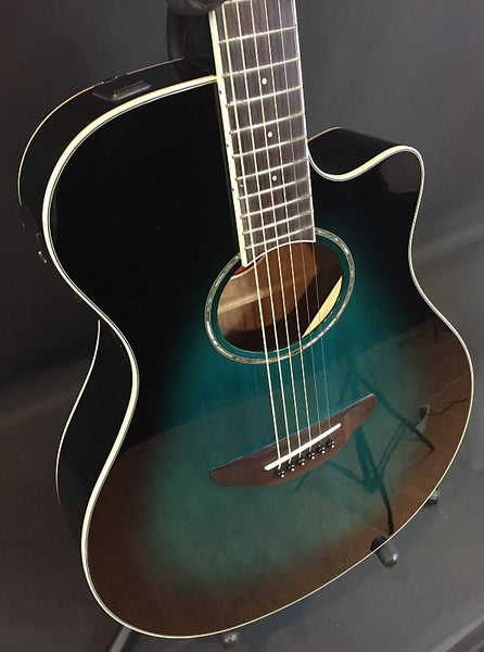 Yamaha APX600OBB Thin Body Acoustic-Electric Guitar Oriental Blue Burst