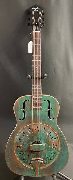 Recording King RM-997-VG Swamp Dog Metal Body Round Neck Resonator Guitar