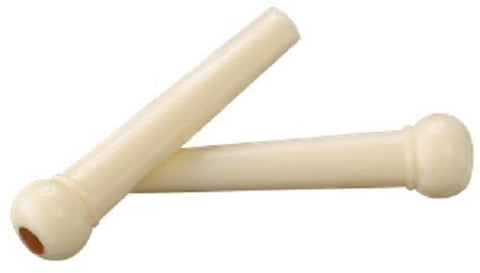 Golden Gate F-3607 ABS Acoustic Guitar Bridge Pins (Set of 6) Ivory