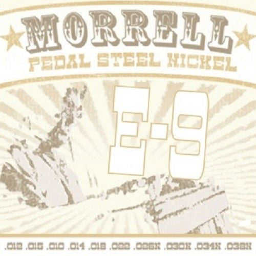Morrell E-9 Premium 10-String Nickel Pedal Steel Strings
