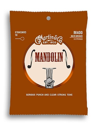 Martin M400 Mandolin Strings, Light (10-34)